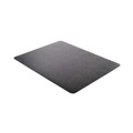 Office Chair Mats | Deflecto CM14242BLK 45 x 53 SuperMat Frequent Use Rectangular Chair Mat for Medium Pile Carpet - Black image number 0