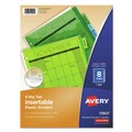 Dividers & Tabs | Avery 11901 Big Tab 11 in. x 8.5 in. 8-Tab Insertable Plastic Dividers - Assorted (1-Set) image number 0