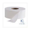  | Boardwalk BWK410323 3.4 in. x 1000 ft. 2 Ply Jumbo Roll Bathroom Tissue - White (12/Carton) image number 3