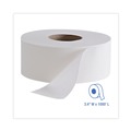  | Boardwalk SOD410323 3.4 in. x 1000 ft. 2 Ply Jumbo Roll Bathroom Tissue - White (12/Carton) image number 3