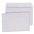 Envelopes & Mailers | Quality Park QUA37113 6 x 9 Hub Flap Gummed Closure Open-Side Booklet Envelope - White (100/Box) image number 3