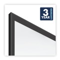 White Boards | Quartet S538B Classic Total Erase Black Aluminum Frame 96 in. x 48 in. Dry-Erase Board - White image number 6