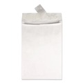 Envelopes & Mailers | Survivor QUAR1520 Tyvek 9.5 x 12.5 14 lb. Lightweight Square Flap Catalog Mailers - White (100/Box) image number 1