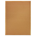  | Quartet 303 36 in. x 24 in. Classic Series Cork Bulletin Board - Tan Surface, Oak Fiberboard Frame image number 2