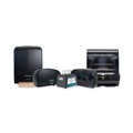 Paper Towels and Napkins | Morcon Paper VT1003 Valay 9.75 in. x 15.87 in. x 5.25 in. Two Rolls Mini Jumbo Bath Tissue Dispenser - Black image number 3