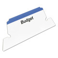 Dividers & Tabs | Avery 05567 2.06 in. Wide 1/5-Cut Laser Printable Hanging File Tabs - White (90/Pack) image number 3