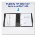 Binders | Avery 17295 3 Slant Rings 1 in. Capacity 11 in. x 8.5 in. Durable View Binder with DuraHinge - Aqua image number 8