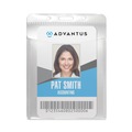 Label & Badge Holders | Advantus 75604 3.5 in. x 5.13 in. Holder 3.13 in. x 4.5 in. Vertical Insert PVC-Free Badge Holders - Clear (50/Pack) image number 1