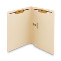 File Folders | Smead 34125 End Tab 11-pt Manila 2-Fastener Folders with Reinforced Straight Tabs - Letter Size/Manila Exterior (250/Box) image number 0