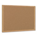 Bulletin Boards | MasterVision SB0420001233 36 in. x 24 in. Wood Frame Earth Cork Board - Tan/Oak image number 1