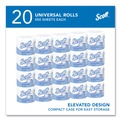  | Scott 13607 Essential 2-Ply Septic Safe Convenience Carton Standard Roll Bathroom Tissue for Business - White (550/Roll, 20 Rolls/Carton) image number 1