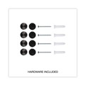 White Boards | Universal UNV43233 48 in. x 36 in. Frameless Glass Marker Board - White Surface image number 7
