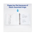 Binders | Avery 17145 3 Slant Rings 4 in. Capacity 11 in. x 8.5 in. TouchGuard Protection Heavy-Duty View Binders - White image number 5