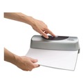 Just Launched | Swingline A7074515 Electric/Battery 15-Sheet Three 9/32 in. Hole Portable Desktop Punch - Silver/Black image number 3