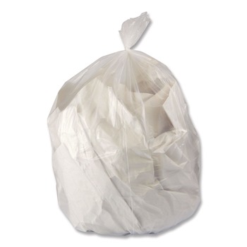 Heritage H4832MC RAC 24 in. x 32 in. 16 gal. 0.5 mil Linear Low-Density Can Liners - Clear (500/Carton)