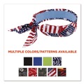 Safety & First Aid | Ergodyne 12561 Chill-Its 6700CT One Size Fits Most Cooling Bandana PVA Tie Headband - Stars and Stripes image number 4