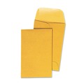 Envelopes & Mailers | Universal UNV35300 #1 Round Flap Gummed Closure 2.25 in. x 3.5 in. Coin Envelopes - Light Brown Kraft (500/Box) image number 0