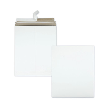 PRODUCTS | Quality Park QUA64016 11 x 13.5 Redi-Strip Adhesive Cheese Blade Flap Photo/Document Mailer - White (25/Box)