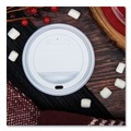 | SOLO TLP316-0007 Traveler Cappuccino Style Dome Lid for 10 oz. to 24 oz. Cups - White (100/Pack, 10 Packs/Carton) image number 8