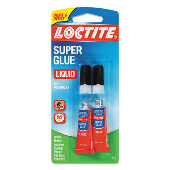OFFICE AND OFFICE SUPPLIES | Loctite 1363131 0.07 oz. Super Glue Liquid Tubes - Dries Clear (2/Pack)