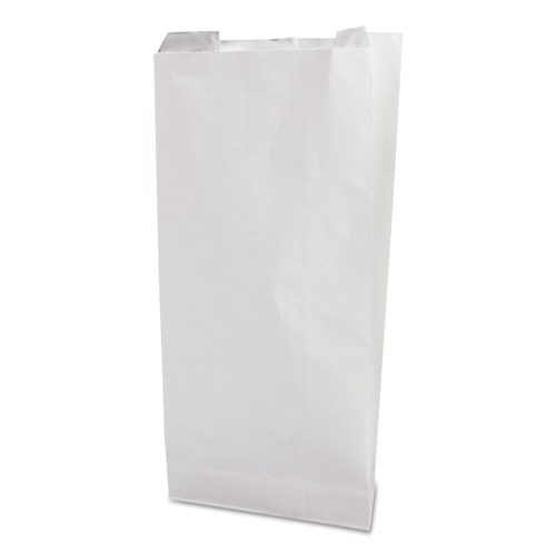 Food Trays, Containers, and Lids | Bagcraft 300496 ToGo! 5.25 in. x 12 in. Foil Insulator Deli and Sandwich Bags - White (500/Carton) image number 0