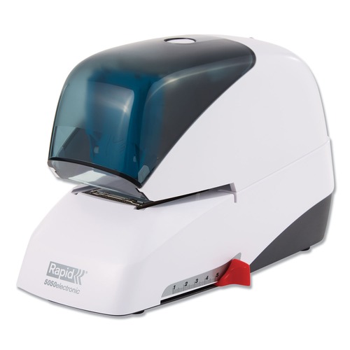 Staplers | Rapid 73157 5050e 60-Sheet Capacity Professional Electric Stapler - White image number 0