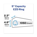 Binders | Avery 79816 3 Locking One Touch EZD Rings 5 in. Capacity 11 in. x 8.5 in. Heavy-Duty View Binder with DuraHinge - Purple image number 3