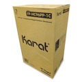 Food Trays, Containers, and Lids | Karat FP-HC96PP-1C Polypropylene Plastic Hinged Container 6 x 9 x 2.97 Clear Plastic 125/Pack 2 Packs/Carton image number 0