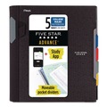 Notebooks & Pads | Five Star 06326 11 in. x 8.5 in. Sheets 5-Subject Medium/College Rule Advance Wirebound Notebook - Randomly Assorted Cover Color image number 0