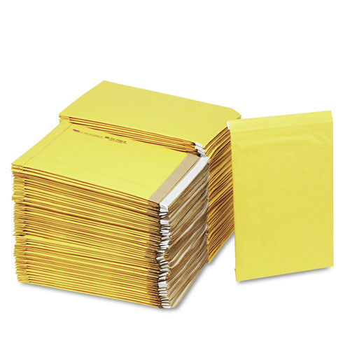 Envelopes & Mailers | Sealed Air 86708 Jiffy #5 Paper Padding Self-Adhesive Closure 10.5 in. x 16 Padded Mailer - Golden Kraft (100/Carton) image number 0
