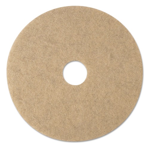 Cleaning & Janitorial Accessories | 3M 3500-20 20 in. Diameter Ultra High-Speed Natural Blend Floor Burnishing Pads 3500 - Tan (5/Carton) image number 0