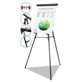 Easels | MasterVision FLX05101MV Adjusts 38 in. to 69 in. High Metal Telescoping Tripod Display Easel - Black image number 3