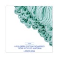  | Boardwalk BWK1200XL EcoMop Looped-End Recycled Fibers Mop Head - Green, Large image number 4