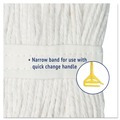  | Boardwalk BWK2020CCT #20 Cut-End Cotton Wet Mop Head - White (12/Carton) image number 8