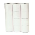 Copy & Printer Paper | Universal UNV35715GN Impact/Inkjet Print 0.5 in. Core 2.25 in. x 130 ft. Bond Paper Rolls - White (12/Pack) image number 1