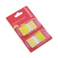 Page Flags | Universal UNV99006 Page Flags - Yellow (50 Flags/Dispenser, 2 Dispensers/Pack) image number 1