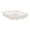 Boxes & Bins | HON HFMBIN3 Flagship 12.75 in. x 16 in. x 3 in. 1 Section Storage Bins - Translucent White image number 0