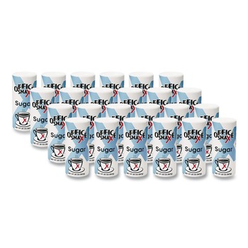 Office Snax 00019CT 20 oz. Reclosable Canister Of Sugar (24/Carton)