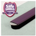 File Folders | Smead 19931 1 in. Expansion Recycled Pressboard 1/3-Cut Tab Fastener Folders with Two SafeSHIELD Fasteners - Legal Size/Gray-Green (25/Box) image number 5
