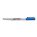 Back to School Sale | Sharpie 37003 Permanent Marker - Ultra-Fine Needle Tip/Blue (1-Dozen) image number 1