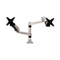 Monitor Stands | 3M MA265S Easy-Adjust Desk Dual Arm Mount for 27 in. Monitors - Silver image number 0