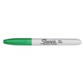 Permanent Markers | Sharpie 30004 Fine Bullet Tip Permanent Marker - Green (1-Dozen) image number 3