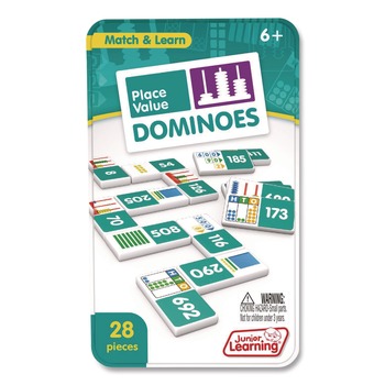 Junior Learning Inc JL489 Ages 6 to 12 Place Value Dominoes