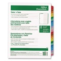 Dividers & Tabs | Office Essentials 11677 Table 'n Tabs 11 in. x 8.5 in. 26-Tab A to Z Dividers - Assorted Tabs/White (1-Set) image number 3
