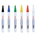 Permanent Markers | uni-ball 63720 Fine Bullet Tip Permanent Marker - Assorted Colors (6/Set) image number 2