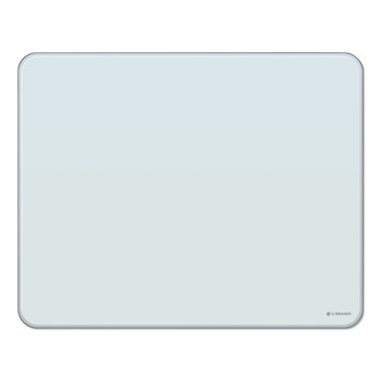 U Brands 3689U00-01 20 in. x 16 in. Cubicle Glass Dry Erase Board - White Surface
