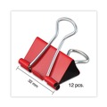 Binding Spines & Combs | Universal UNV31029 Binder Clips with Storage Tub - Medium, Assorted (24/Pack) image number 4