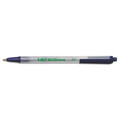 Pens | BIC CSEM11-BE Ecolutions Clic Stic Medium 1 mm Retractable Ballpoint Pen - Blue Ink/Translucent Frost/Blue Barrel (1-Dozen) image number 3