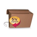 File Folders | Smead 71111 5.25 in. Expansion 1 Section Expanding Wallet With Elastic Cord - Redrope/Legal Size (10/Box) image number 4