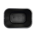 Just Launched | Boardwalk 3485201 14 qt Plastic Soft-Sided Wastebasket - Black image number 3